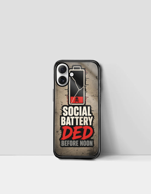Social Battery Ded - Premium Phone Case