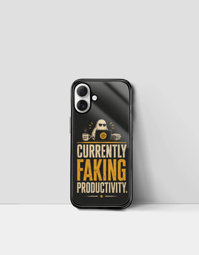 Currently Faking Productivity - Premium Phone Case