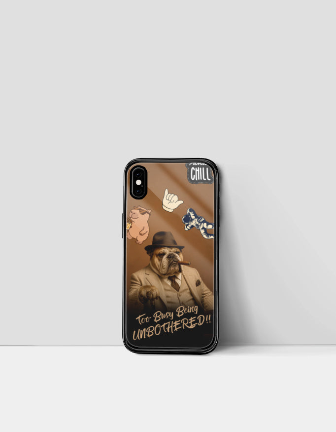 Too Busy Being Unbothered - Premium Phone Case