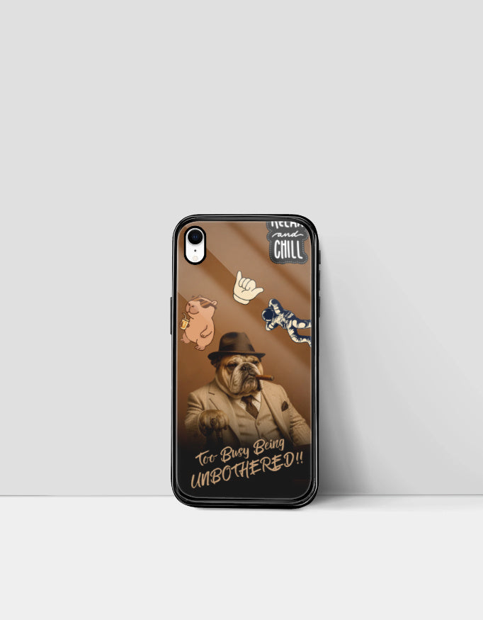 Too Busy Being Unbothered - Premium Phone Case