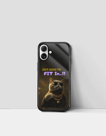 Not Here To Fit In - Premium Phone Case