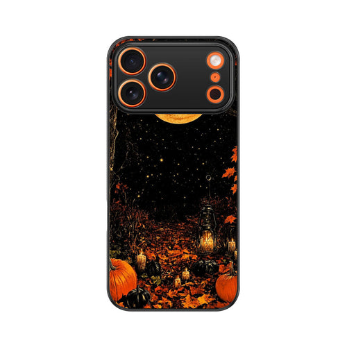 Halloween Full Moon Forest Pumpkins | Premium Printed Phone Case