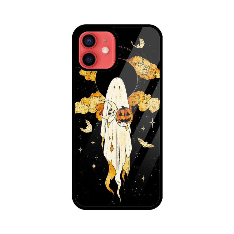 Flying Halloween Pumpkin Ghost | Premium Printed Phone Case