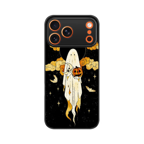 Flying Halloween Pumpkin Ghost | Premium Printed Phone Case
