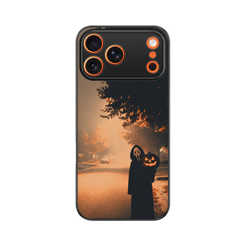 Halloween Ghostface Foggy Street | Premium Printed Phone Case