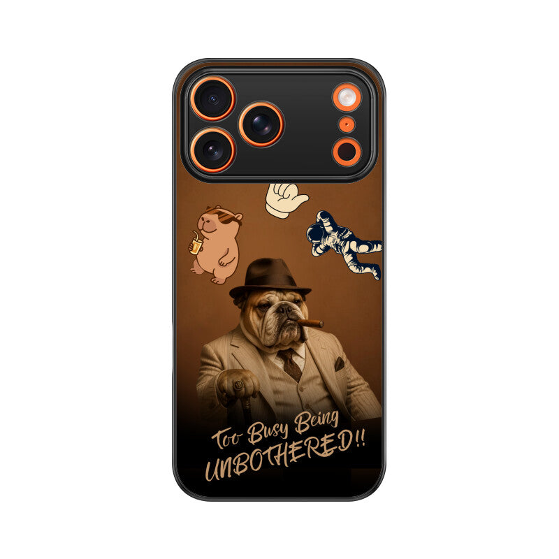 Too Busy Being Unbothered | Premium Printed Phone Case