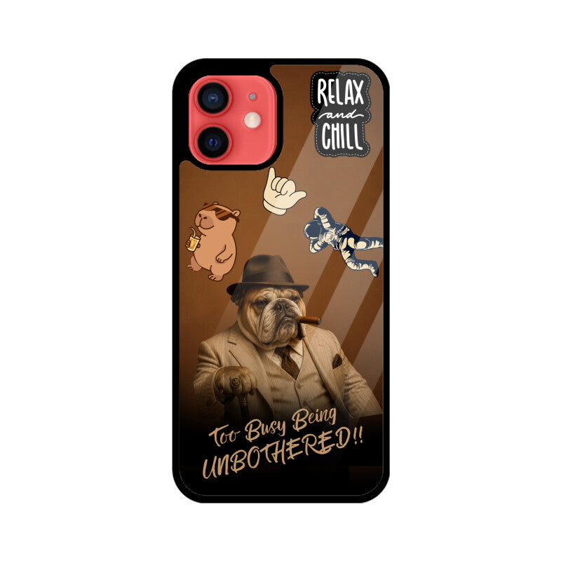 Too Busy Being Unbothered | Premium Printed Phone Case