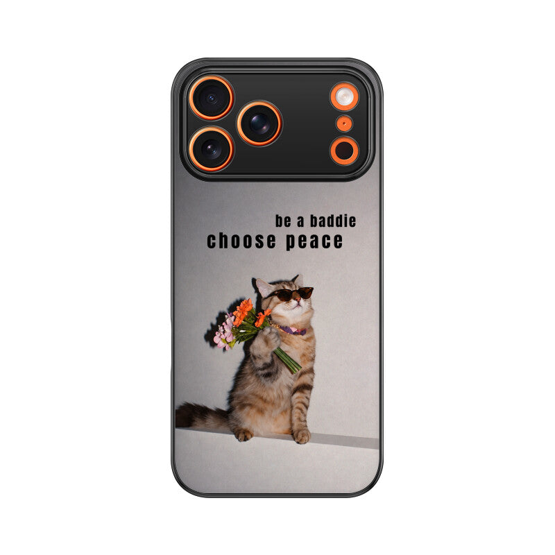 Be a Baddie, Choose Peace | Premium Printed Phone Case